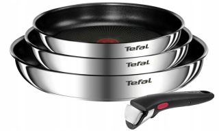Súprava panvíc - Sada strieborných panvíc Tefal L897S374